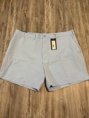Vineyard Vines Mens On-The-Go OTG Shorts Blue Size 42B Performance Stretch Golf